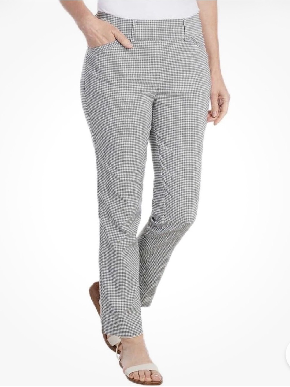 Hilary Radley Women PullOn Ankle Dress Pant
